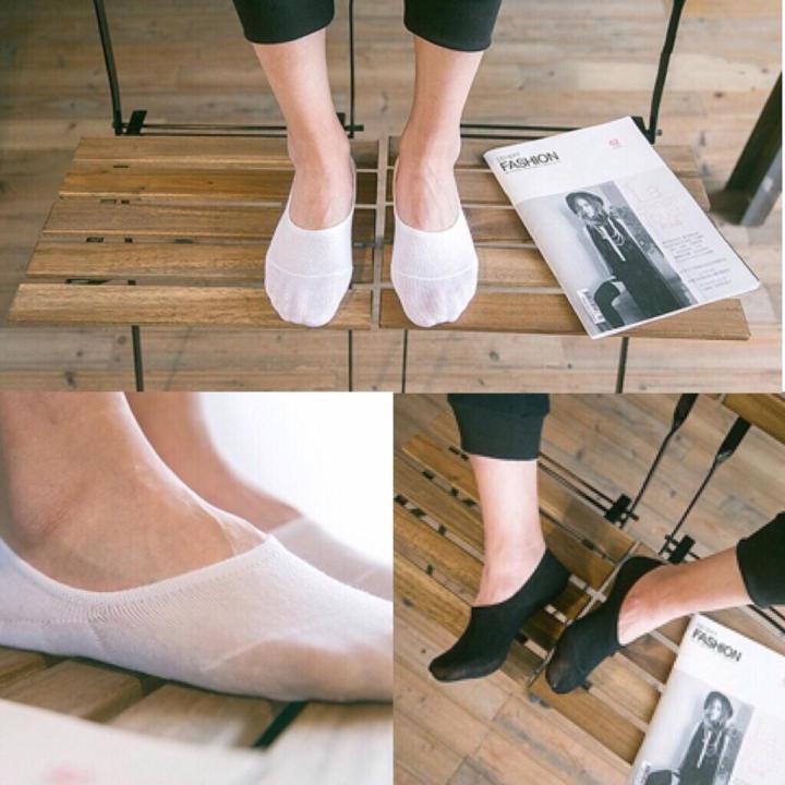 ถุงเท้าซ่อนข้อ-สไตส์ญี่ปุ่นมีซิลิโคนกันหลุด