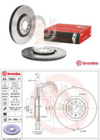 09 7880 11 จานเบรค ล้อ F (ยี่ห้อ BREMBO) รุ่น UV AUDI TT 1.8 ปี1998-2006