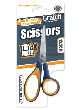 8Inch Plastic Loop Scissor Easy Open Grip Scissors Comfortable