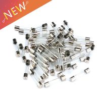 50Pcs/Set 5x20mm Quick Blow Glass Tube Fuse Assorted Kits 0.5A 15A Fast blow Glass Fuses