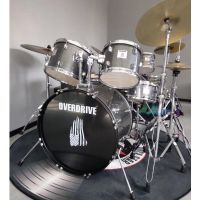 [ฟรีเก้าอี้กลอง?] Drum กลองชุดใหญ่ กลองชุด โครเมี่ยมทั้งชุด OverDrive / OverSpeed เลือกสีได้ พร้อมฉาบชุดเต็ม ฟรี !! เก้าอี้/ไม้กลอง/ไฮแฮท 1 คู่