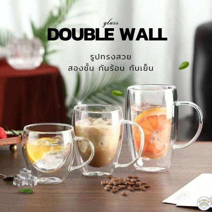 new-แก้ว-แก้วน้ำ-แก้วน้ำราคาถูก-แก้วน้ำใส-แก้วน้ำมีหูจับ-double-wall-glass-แก้วน้ํา-แก้วกาแฟเซรามิค-แก้วน้ำ-ขนาด-80-400ml-แก้วกาแฟ-2-ชั้น