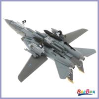 ผึ้งกล่อง1:100โมเดลเหล็กหล่อของเล่น F-14 Tomcat Super Flanker เครื่องบินรบ