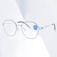 กรอบแว่นทรงกลมขนาดใหญ่3สีไม่มีสกรู Ultra Light Hyperelastic Ultra Thin Optical Frame