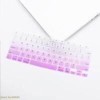 【Xiaohongs keyboard film 】 ซิลิโคนรุ่นภาษาอังกฤษแป้นพิมพ์ป้องกันผิวสำหรับ MacBook Air 13 A2179 A2337 Touch ID 2020 Release