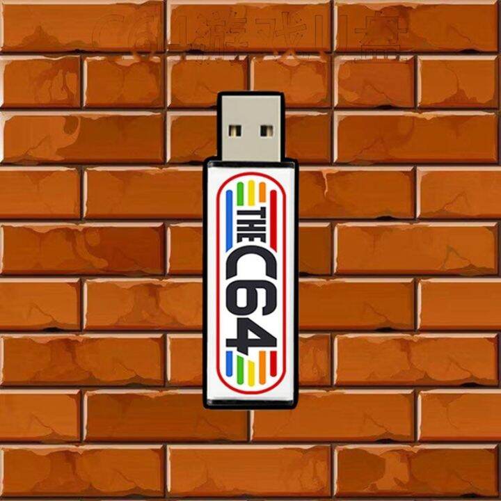 แท่งสายชาร์จusb-สำรองสำหรับ-c64คอนโซลเกมย้อนยุคมินิปลั๊กแอนด์เพลย์-usb-stick-ดิสก์เกม-u-disk-พร้อมเกม5370