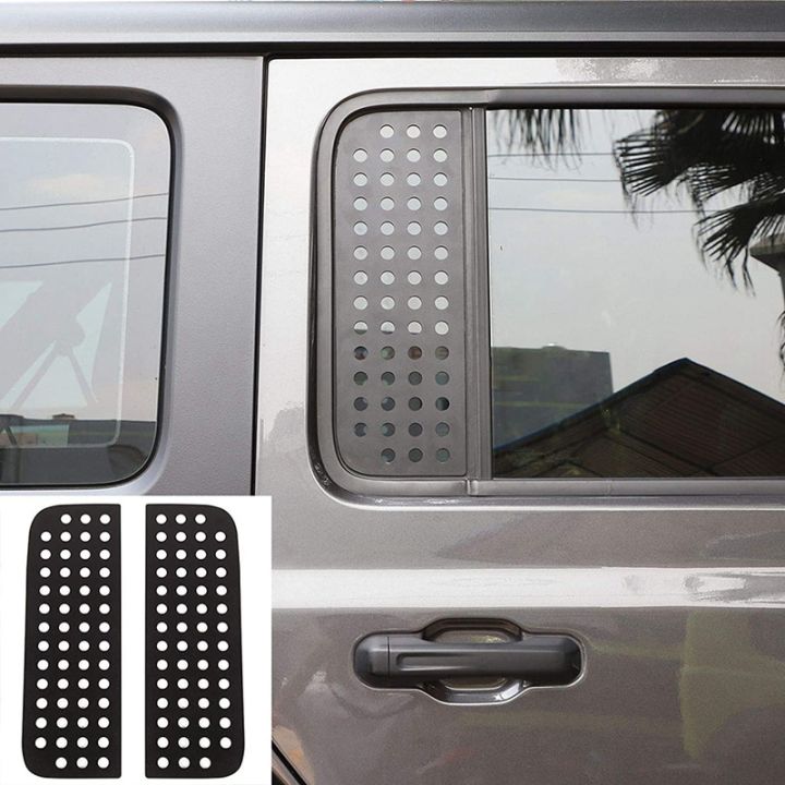 Car Rear Window Glass Cover Trim for 2018-2021 Jeep Wrangler JL & Unlimited  4-Door, for 2020-2021 Jeep Gladiator JT 