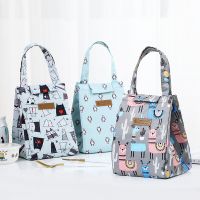 Lunch Bag Fashion Ctue Flower Multicolor Cooler Bags Women Waterproof Hand Pack Thermal Breakfast Box Portable Picnic for Travel