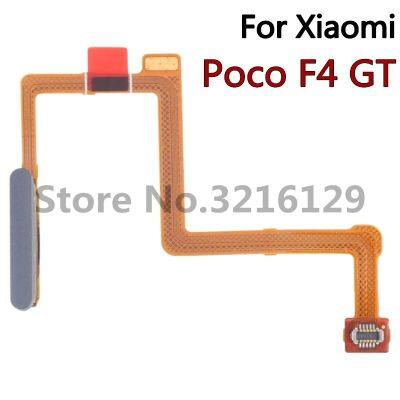 100% ของแท้สำหรับ Xiaomi F2 Poco M3 X2มืออาชีพ C40 F4 GT เซ็นเซอร์ลายนิ้วมือเปลี่ยนสายเคเบิ้ลหลักคืน