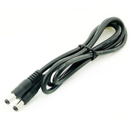 สายไฟ DC ผู้-ผู้ DC Power 5.5mm x 2.1mm Male To Male ยาว 1 เมตร