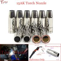 15AK Gas Nozzle Euro Style MIG Welding  Tip Nozzle Shield Cup For MB 14AK 15AK MIG Welding Torch