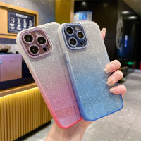 เคสอะคริลิกใสแข็งแบบใสคริสตัลหรูหราสำหรับ iPhone 14 13 12 Pro เคสโทรศัพท์พร้อมด้วยตัวป้องกันเลนส์เคสโปร่งใสกันกระแทกคุณภาพระดับพรีเมียม