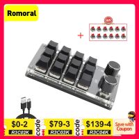 Programming Macro Keyboard 3/6/9/12 Key Bluetooth USB Custom Knob 1/2 Knob Copy Paste Photoshop Hotswap Keypad Gaming Keyboard