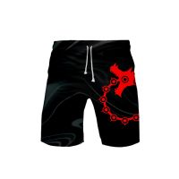 2023 the Seven Deadly Sins Board Shorts Mens Jogging 3d Printed Casual Anime Sweatpants Men