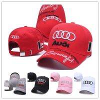 ☁№ 2022 NEW Audi Side Logo Embroidery Cap Baseball Stylish Hat Car Adults Golf Leisure Men Women Sports Hat Travel and Trip Cap