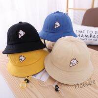 【hot sale】✟¤ C05 Cartoon Bears Kids Sun Hat Summer Baby Boys Girls Bucket Hat Soft Cotton Children Toddler Beach Fisherman Sun Hat