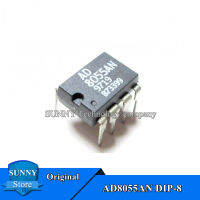 2Pcs Original AD8055AN DIP-8 AD8055 8055AN DIP8 300MHz แรงดันไฟฟ้าข้อเสนอแนะเครื่องขยายเสียงชิป IC ใหม่