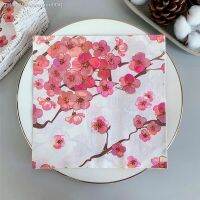 ◑♕ 20Pcs/Pack Rose Table Decoupage Paper Napkins Vintage Floral Napkin Paper Tissues for Wedding Party Decors Wholesale 26