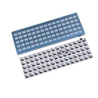 ID75 75 Keys Ortholinear Layout QMK Anodized Aluminum Case Plate hot-swappable Hot Swap Type C PCB Mechanical Keyboard Kit