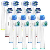 R 16Pcs Replacement Toothbrush Heads For Oral B Toothbrush Heads Sensitive Soft Comapitble With Oral-B Braun Electric Toothrbush