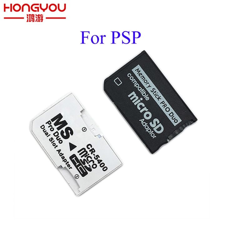 10pcs-sd-tf-to-memory-stick-ms-pro-duo-for-psp-1000-2000-3000-card-dual-2-slot-adapter-converter