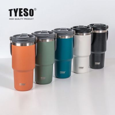 ( TYESO รุ่นใหม่2022 )แก้วเก็บอุณหภูมิร้อน/เย็น TYESO มี5ขนาด 6สี (ส่งจากไทย)