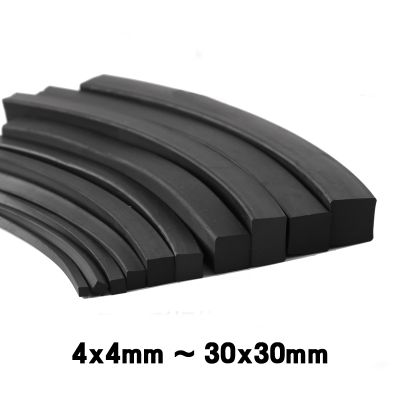 【CW】 1/2/3/5Meter NBR Nitrile Rubber Strip Section 4x4mm 30x30mm Resist