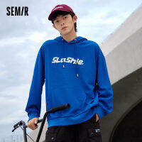 Semir เสื้อสเวตเตอร์ผู้ชาย Waffle Street Tide Hooded Top 2022คู่ฤดูใบไม้ร่วงใหม่ Oversize Pullover Tide