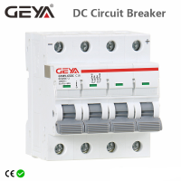 Geya MCB DC 1000V MCB MINI Circuit Breaker DC 10A 50A 16A 20A 25A 6A 63A 4เสา IEC60947