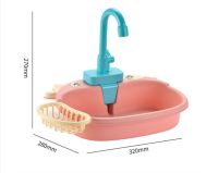 ของเล่นในครัวสำหรับเด็กจำลองเครื่องล้างจานไฟฟ้าขนาดเล็กของเล่นเพื่อการศึกษาการเล่นบทบาทฤดูร้อน