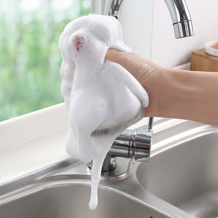 ฟองน้ำนาโน-3-ชั้น-ฟองน้ำมหัศจรรย์-ทำความสะอาดล้างจาน-แห้งไว-ไม่เก็บกลิ่น-ฟองน้ำทำความสะอาด-เช็ดคราบ-j089