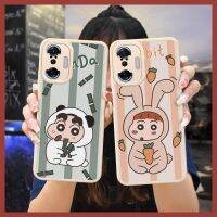 solid color soft shell Phone Case For Xiaomi Redmi K40 Gaming Edition/POCO F3 GT trend couple anti-fall airbag lambskin