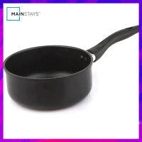 หม้อด้ามสแตนเลส ร้อนเร็ว เคลือบสองชั้น ไม่มีฝา ยี่ห้อ Mainstays Saucepan Without Lid ขนาด 18cm.