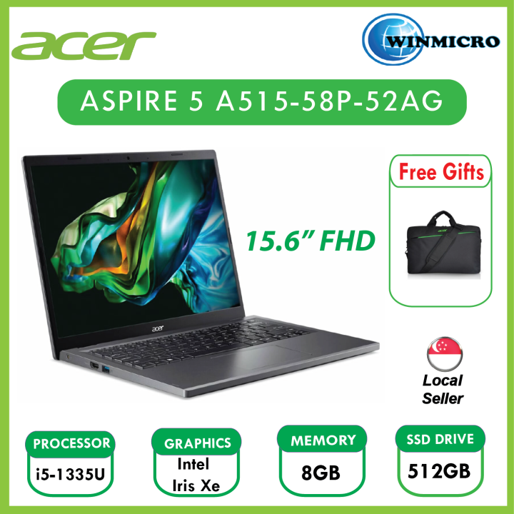 Acer Aspire 5 A515-58P-52AG(Gray) [13th Gen Intel i5-1335U Processor ...