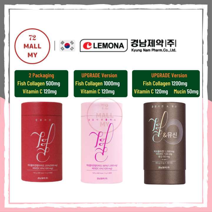 Lemona Gyeol Collagen (2gx60s) Lemona Gyeol Collagen Plus (2gx60s ...
