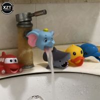 Cute Animal Faucet Extender Help Children Washing Hands Sink Water Tap Extender Splash-proof Spout Extension Bath Kids Baby Toys