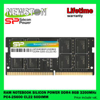 RAM Notebook Silicon Power DDR4 8GB 3200MHz PC4-25600 CL22 SODIMM