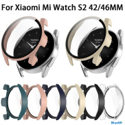 BLUESN Ốp Cứng PC + Bảo Vệ Màn Hình Cho Xiaomi Mi Watch S2 42Mm 46Mm Ốp