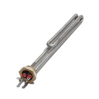 1 Inch/32mm/DN25 Stainless Steel Copper Head Heating Tube 110/220/380V Electric Heater Element for Water Boiler 1/2/3/4/6KW