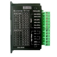 TIME 0.2-5A Segment ตัวควบคุม CNC Nema 34 42/57/86เครื่องเเกนสเต็ปเปอร์เดี่ยวมอเตอร์ไดร์เวอร์ TB6600 4A Nema 17/23