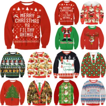 Christmas pullover hot sale