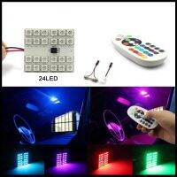 *ไฟเก๋ง LED ไฟเพดานรถยนต์ เปลี่ยนสีได้ 16 สี (พร้อมรีโมท) เลือกขนาดได้ 6 /12/ 24/ 36ซิป ขนาด31mm 2ชิ้น