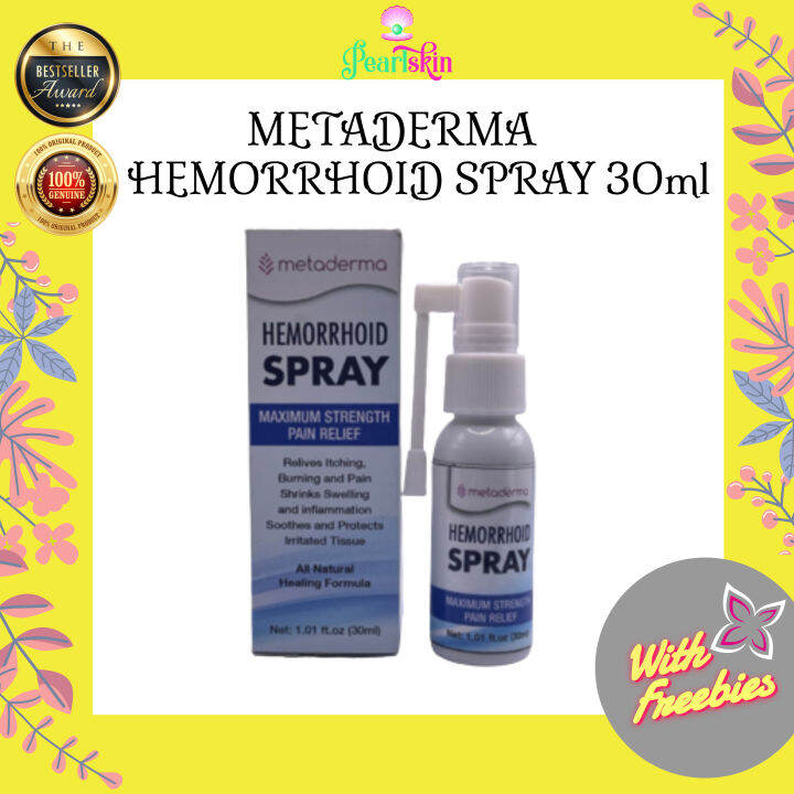 Skin So Clean Metaderma Hemorrhoid Spray 30ml Pain Burn & Itch Relief