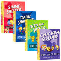 Chicken Secret Service Volume 4 the chicken Square English original imported Book detective mystery novel chapter book interesting picture childrens extracurricular reading book Doreen Cronin Doreen Cronin