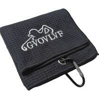 GVOVLVF Golf Towel Premium Cotton Material Waffle Pattern Heavy Duty Carabiner Clip Water Absorption And Quick Drying