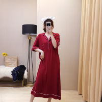 Women Summer Sleep Tops Short Sleeve Plus Size Modal Nightdress Loose Home Clothes with Pocket Plus Size Lingere Sleepwear