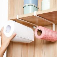 Tissue Free Punching Hanging Tissue Holder Kitchen Cabinets Paper Towel Holder Under Cabinet Cajas Servilletas napkin