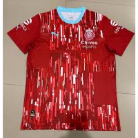 【แฟนๆ】2324ใหม่เม็กซิโกลีก Chivas สีแดงเสื้อฝึกอบรมฟุตบอลแขนสั้นฟุตบอลอุปกรณ์การฝึกอบรมที่มีคุณภาพสูงเสื้อฟุตบอลแขนสั้น S-4XL