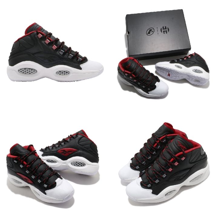 Reebok Question Mid `usa` Men`s Iverson Basketball H01281 Red/White/Blue