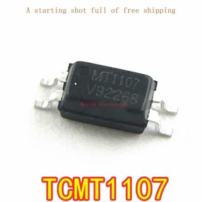 10ชิ้นใหม่สีดำ TCMT1107 MT1107 Optocoupler ทรานซิสเตอร์เอาท์พุทแพทช์ SOP4